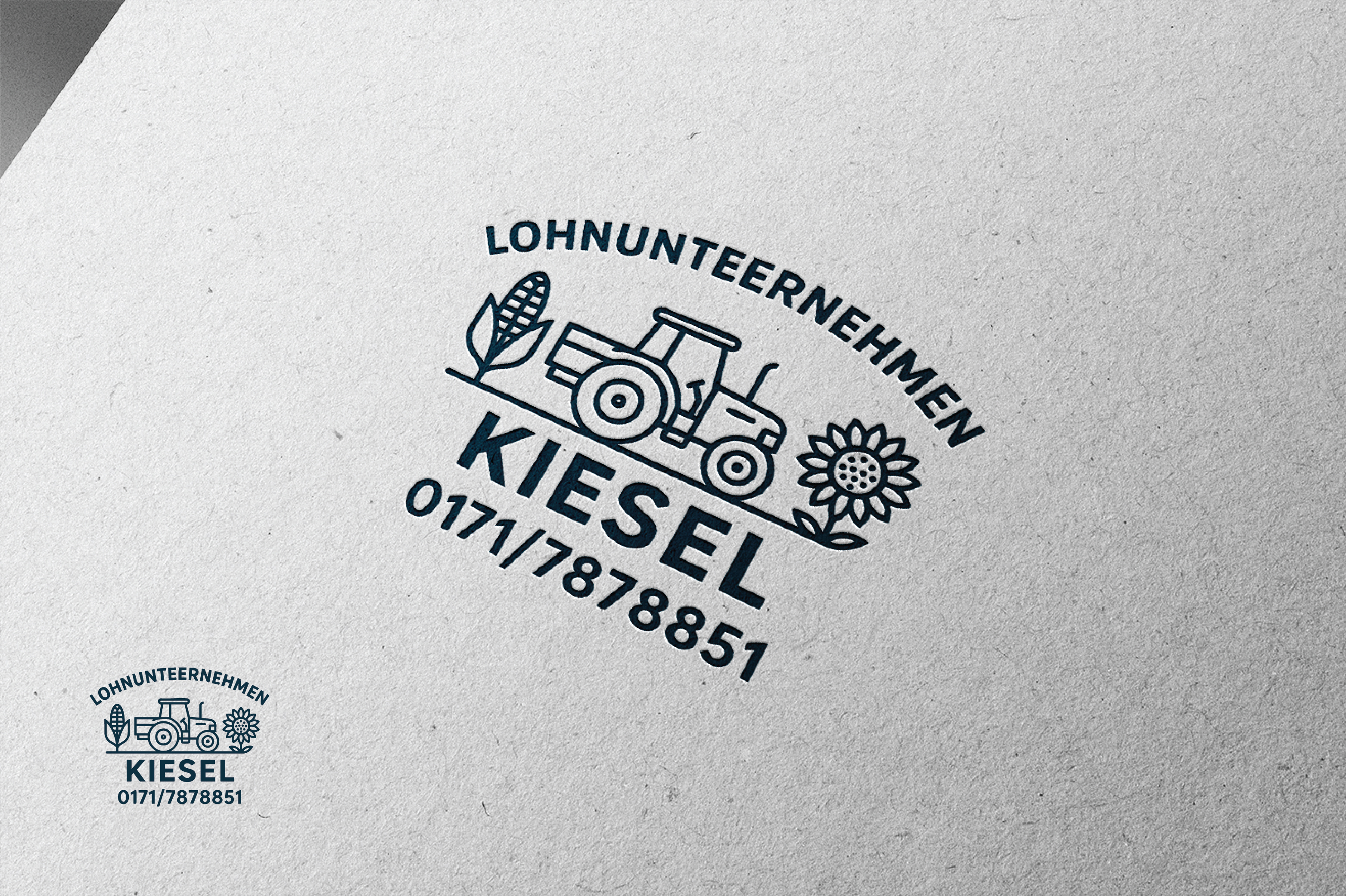 Diseño de Logo por raju.creative para Lohnunternehmen Kiesel | Diseño #36300819