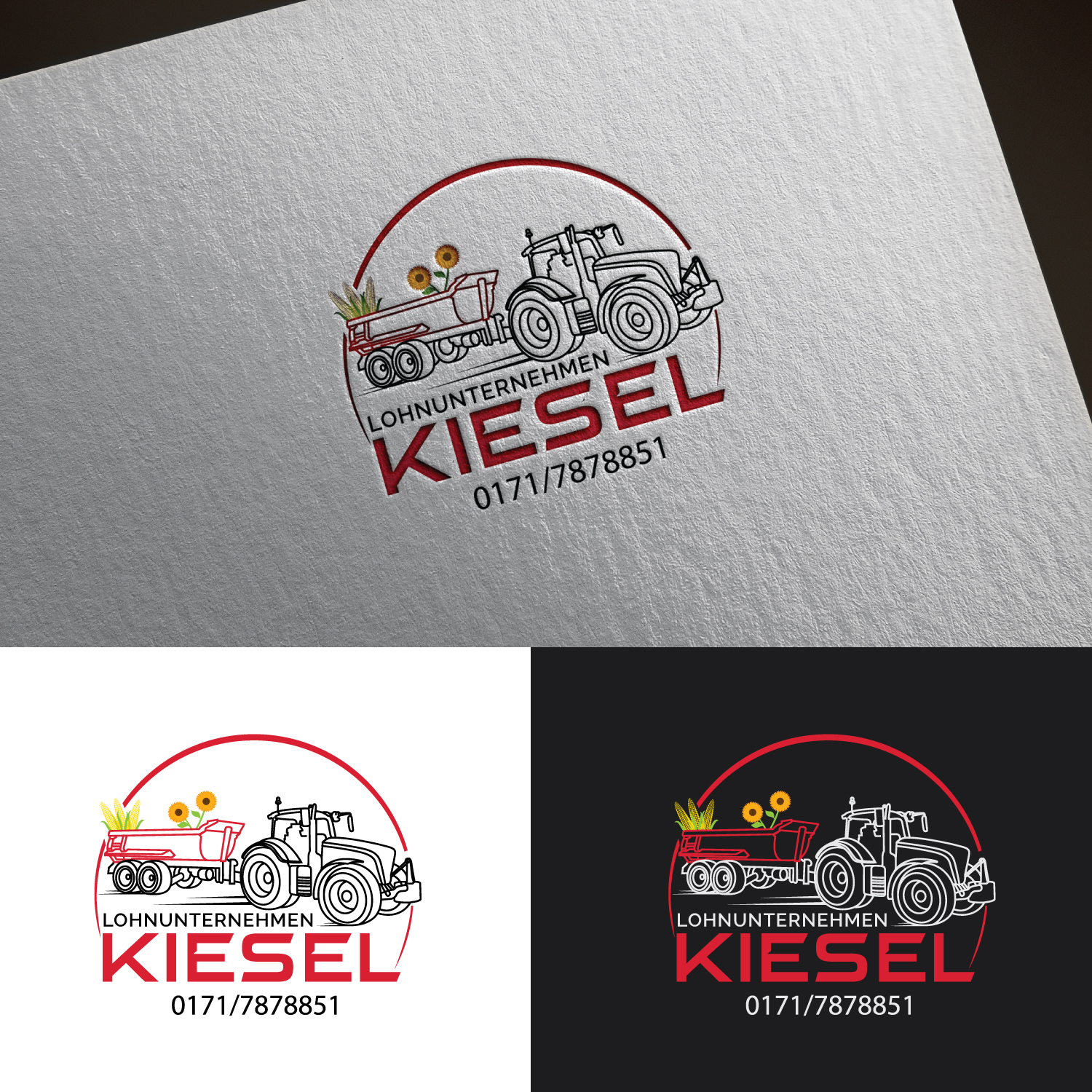 Logo Design by sankar999 for Lohnunternehmen Kiesel | Design #36296795
