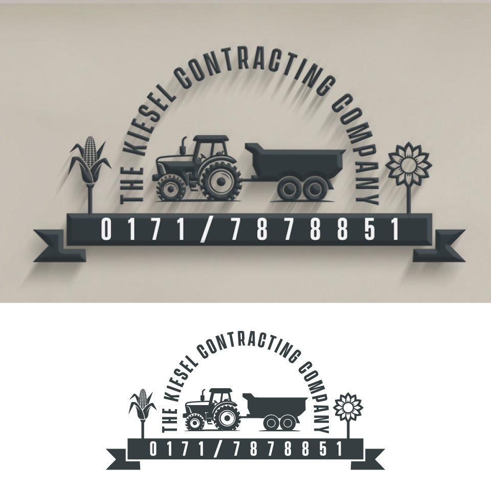 Logo Design by _enma for Lohnunternehmen Kiesel | Design #36299665