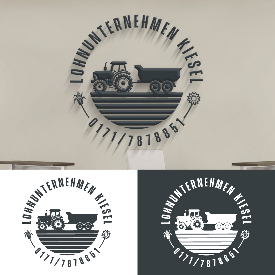 Diseño de Logo por _enma para Lohnunternehmen Kiesel | Diseño #36305012
