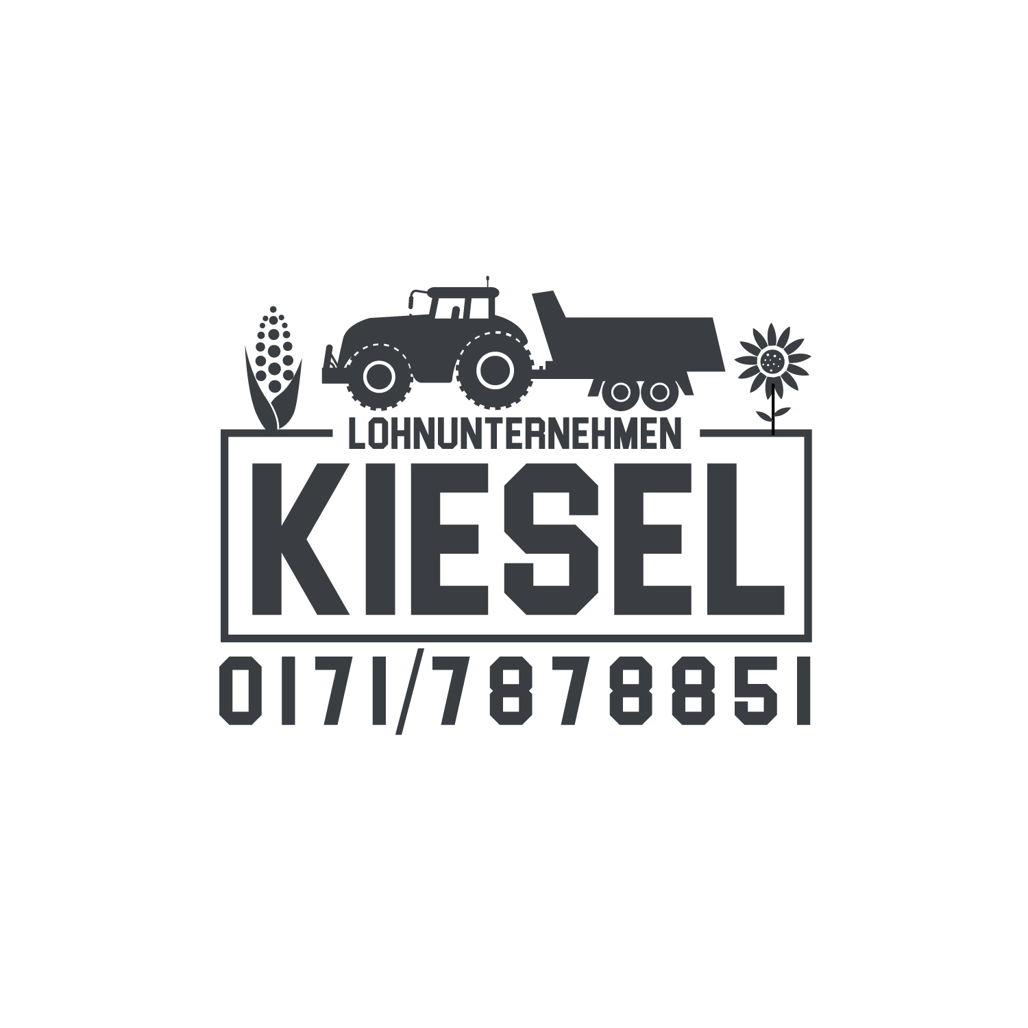 Logo Design by geni for Lohnunternehmen Kiesel | Design #36296794