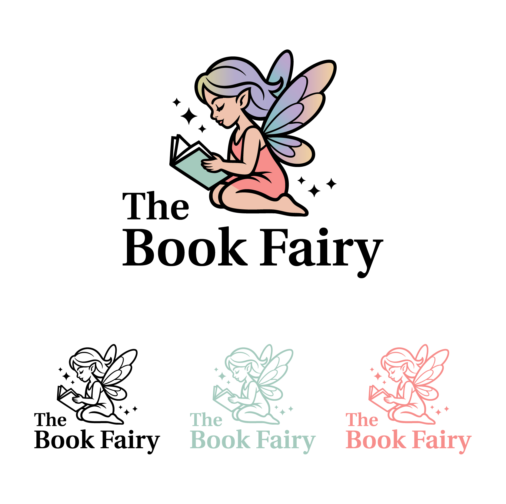 Logo Design by Deejah for The Book Fairy LLC | Design #36304321