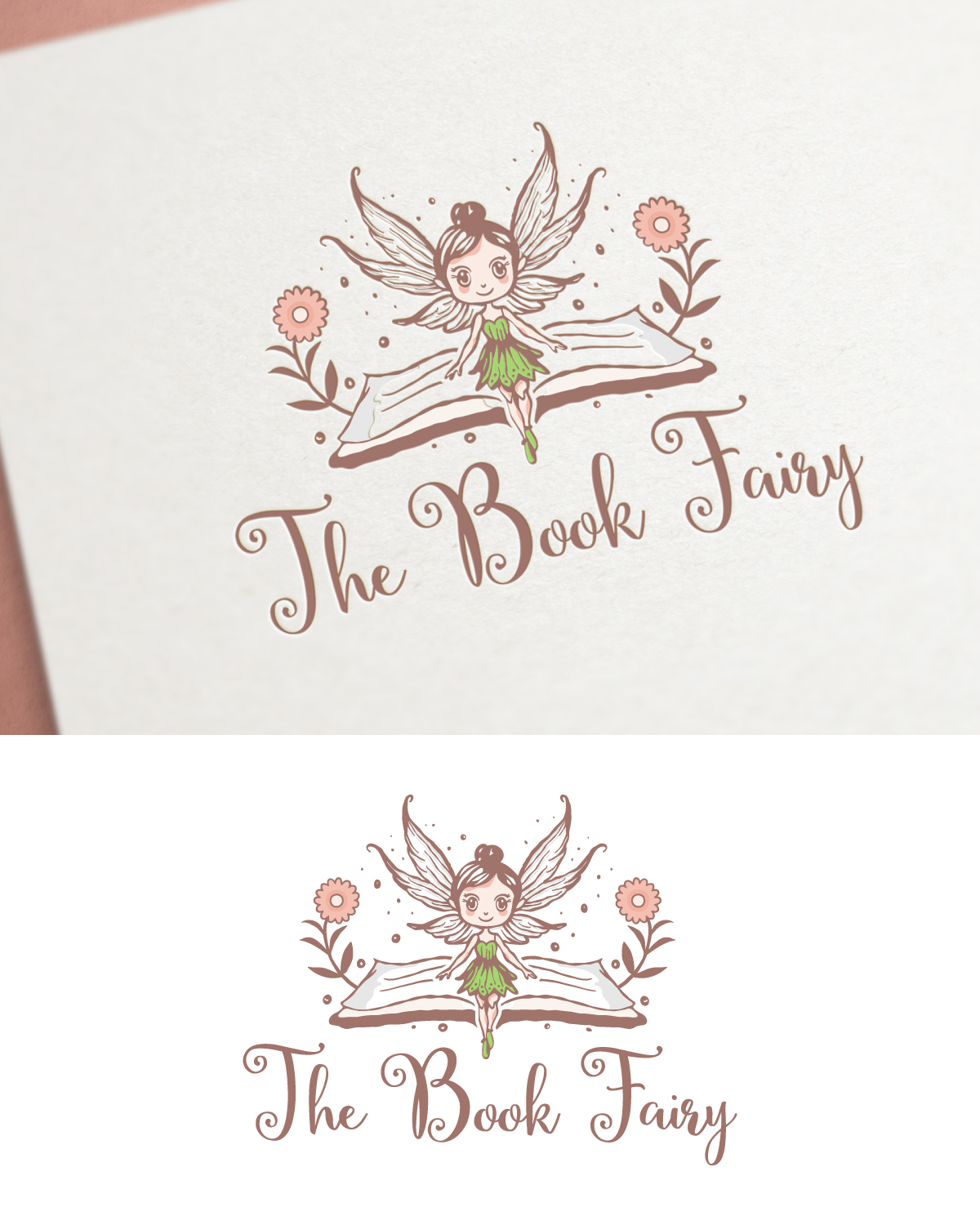 Logo Design by Betycat for The Book Fairy LLC | Design #36304325