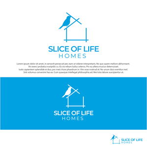 Logo Design by farady for Slice Of Life Homes  | Design: #36302135