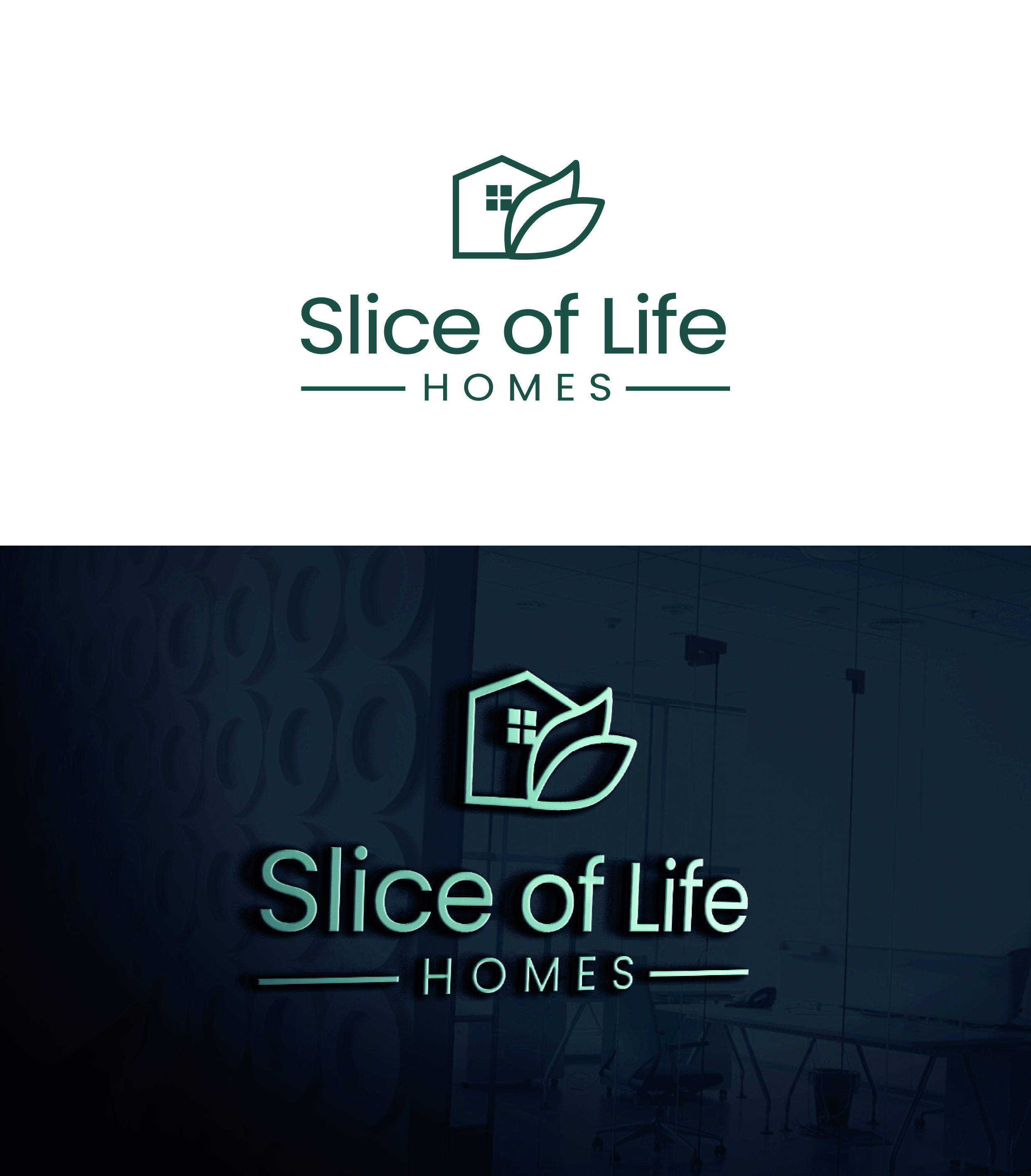 Logo Design by Anton for Slice Of Life Homes  | Design #36311582