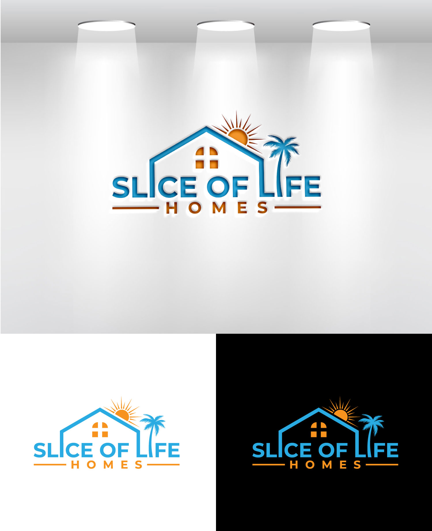 Logo Design by Mi Design1 for Slice Of Life Homes  | Design #36303214