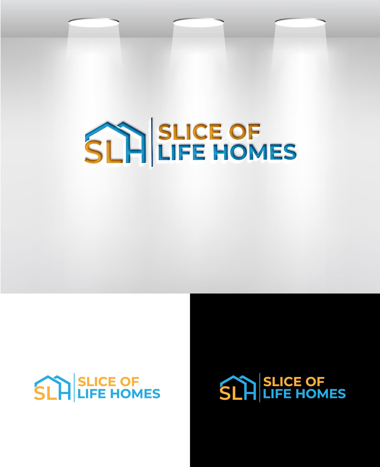 Logo Design by Mi Design1 for Slice Of Life Homes  | Design #36303534
