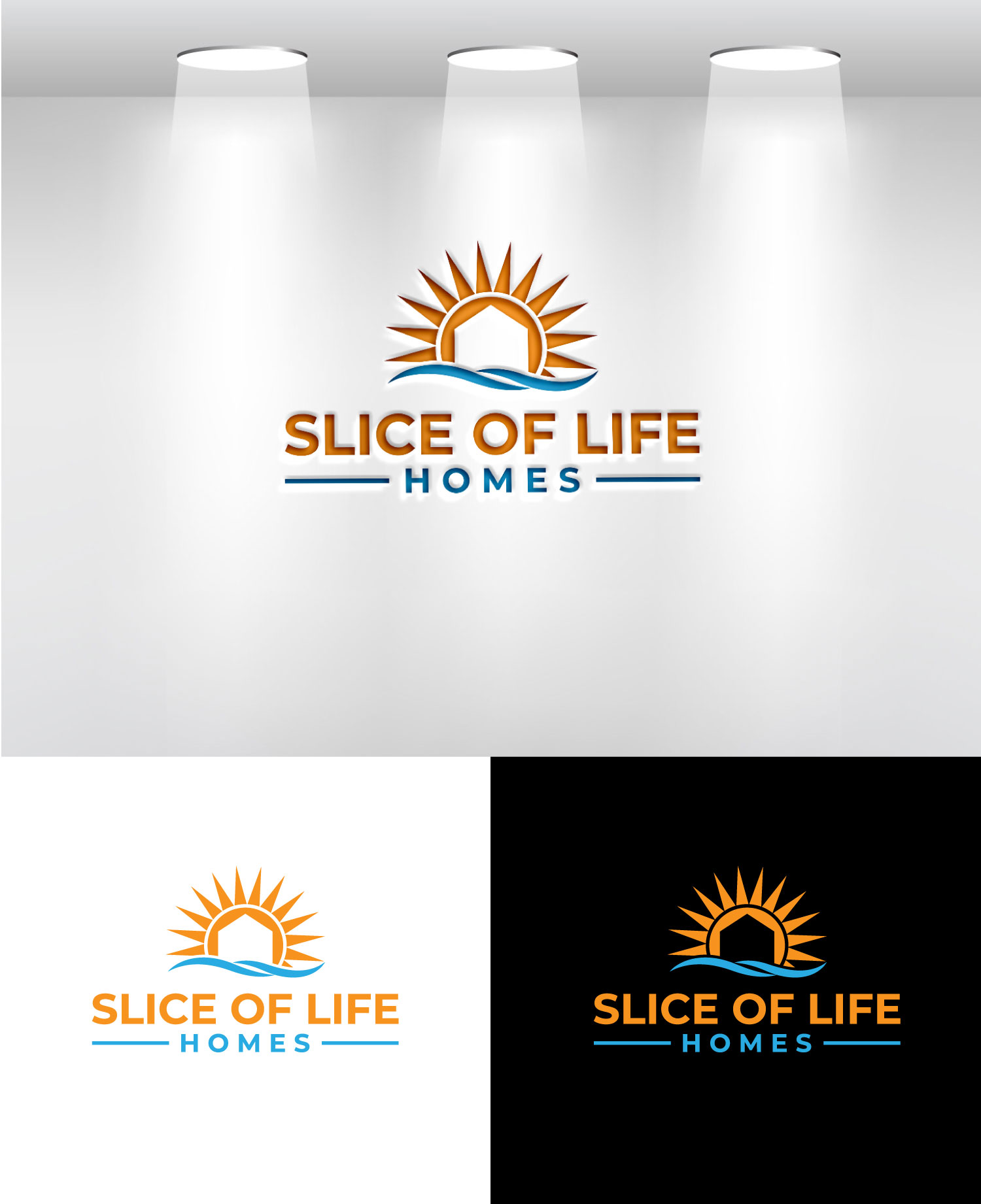 Logo Design by Mi Design1 for Slice Of Life Homes  | Design #36303616