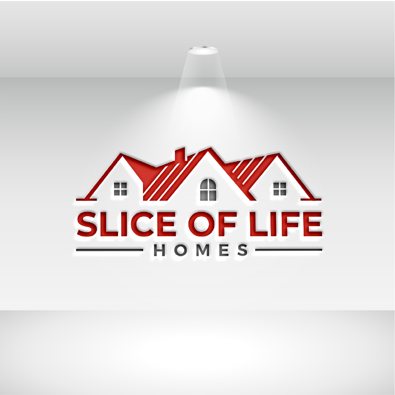 Logo Design by S.H Designs for Slice Of Life Homes  | Design #36307590