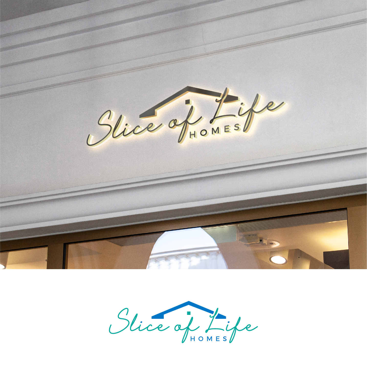 Logo Design by S.H Designs for Slice Of Life Homes  | Design #36307591