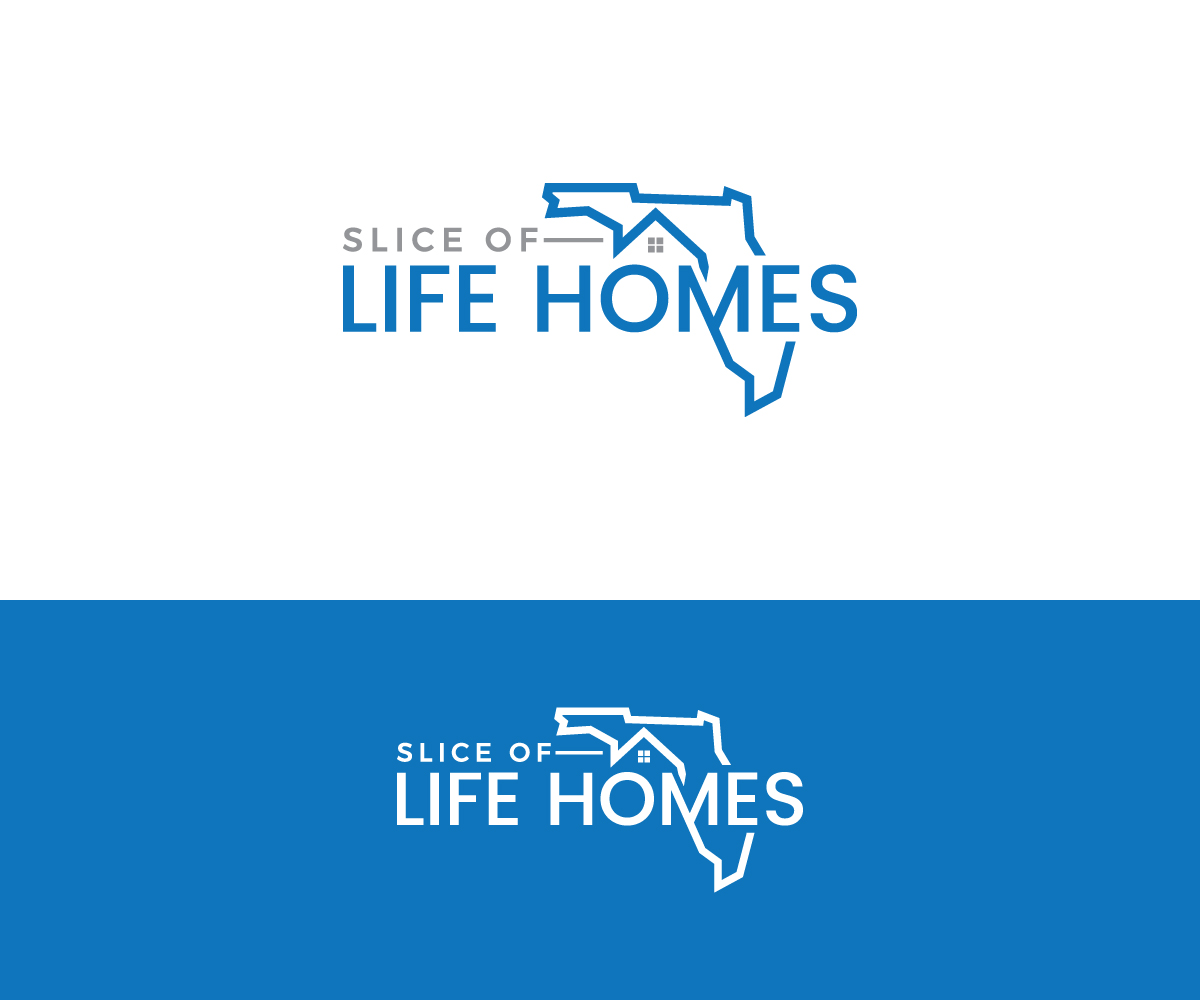 Logo Design by Widi Nalendra for Slice Of Life Homes  | Design #36302082