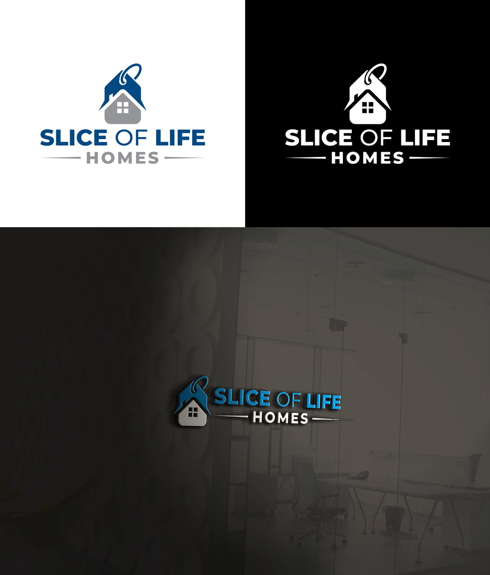 Logo Design by Alb@ri for Slice Of Life Homes  | Design #36304625