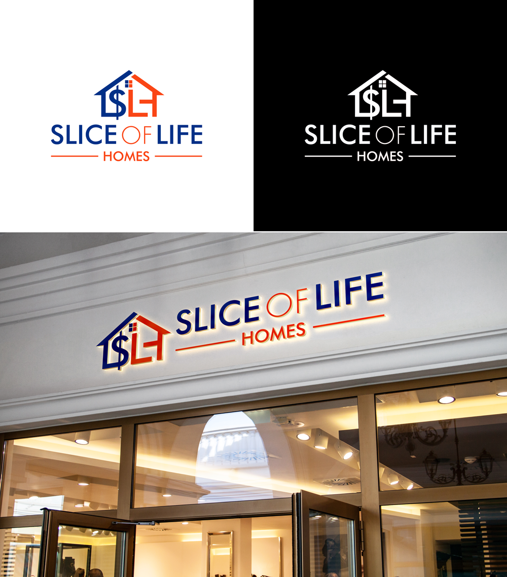 Logo Design by Alb@ri for Slice Of Life Homes  | Design #36304626