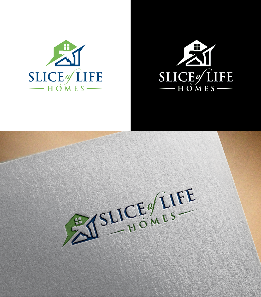 Logo Design by Alb@ri for Slice Of Life Homes  | Design #36304628