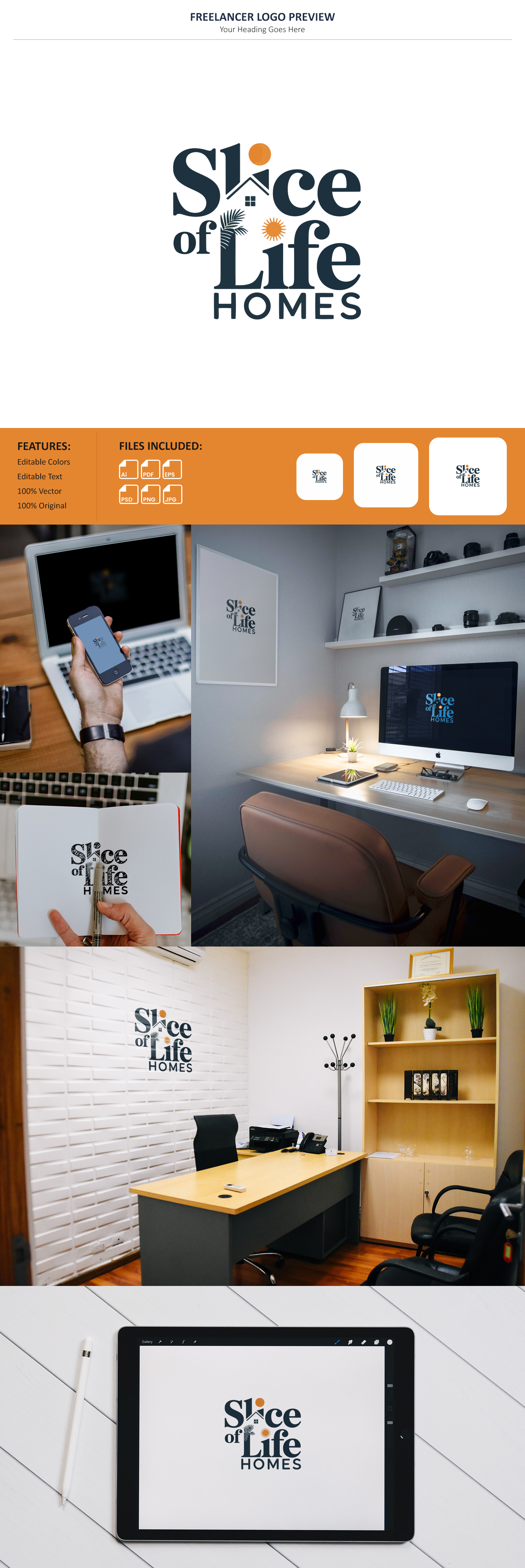 Design de Logo par VectorForge pour Slice Of Life Homes  | Design #36307359