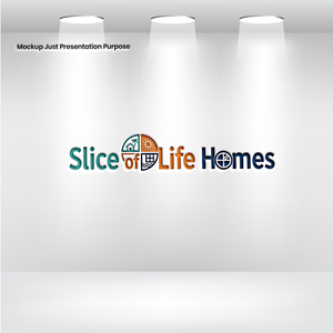 Logo Design by VectorForge for Slice Of Life Homes  | Design: #36307387
