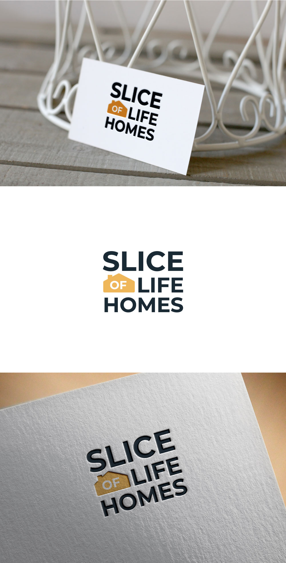 Logo Design by KING JM for Slice Of Life Homes  | Design #36302426