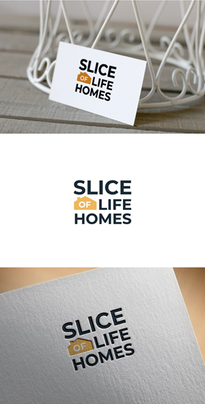 Logo Design by KING JM for Slice Of Life Homes  | Design: #36302426