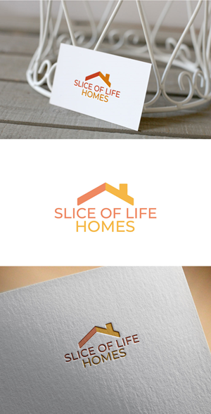 Logo Design by KING JM for Slice Of Life Homes  | Design: #36302427