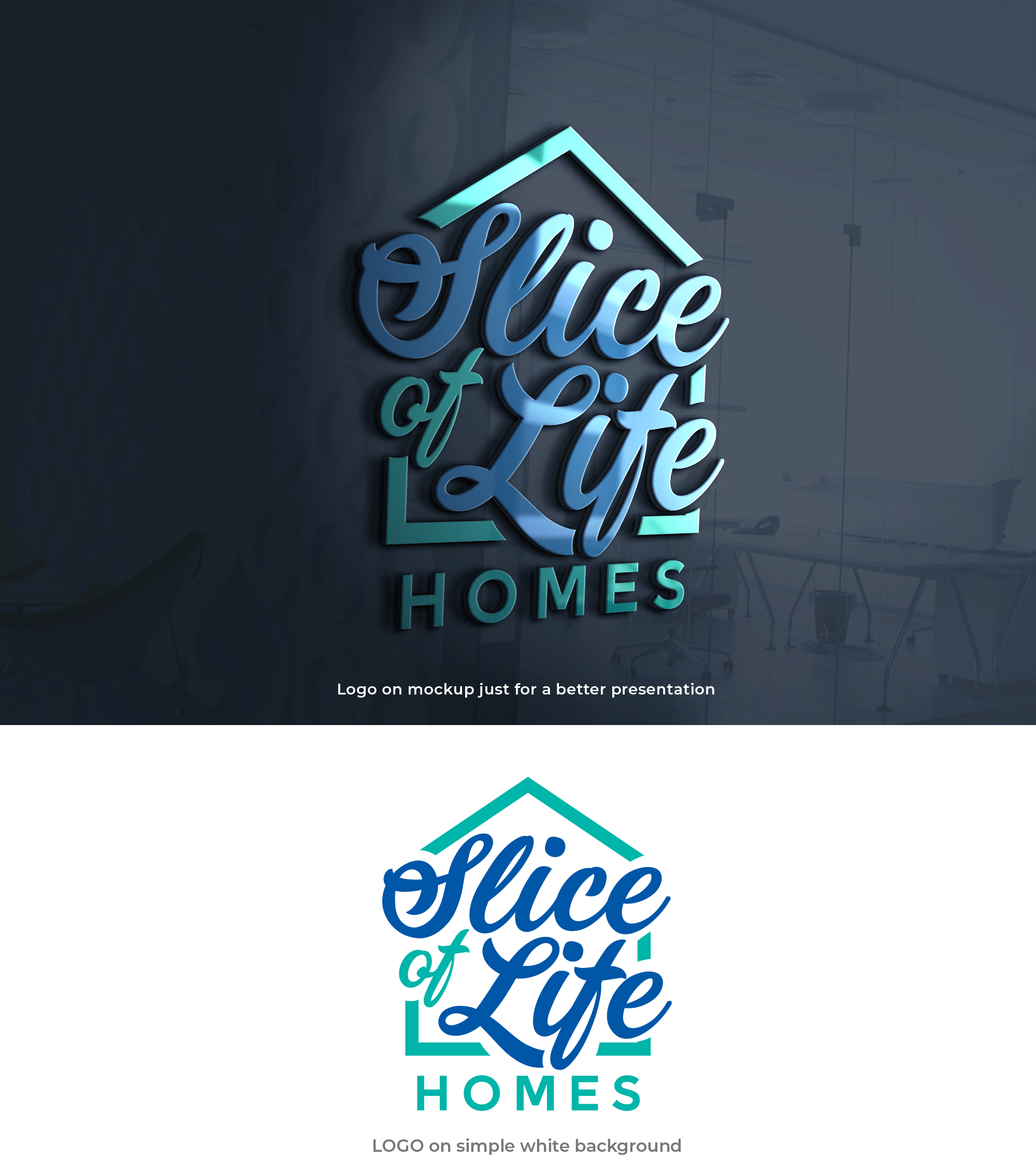 Logo Design by Asad Shaikh for Slice Of Life Homes  | Design #36307200