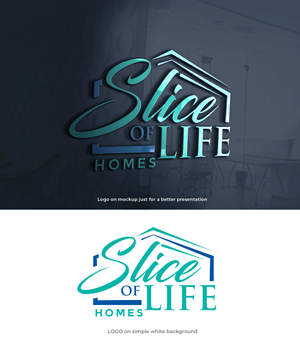 Logo Design by Asad Shaikh for Slice Of Life Homes  | Design: #36307201