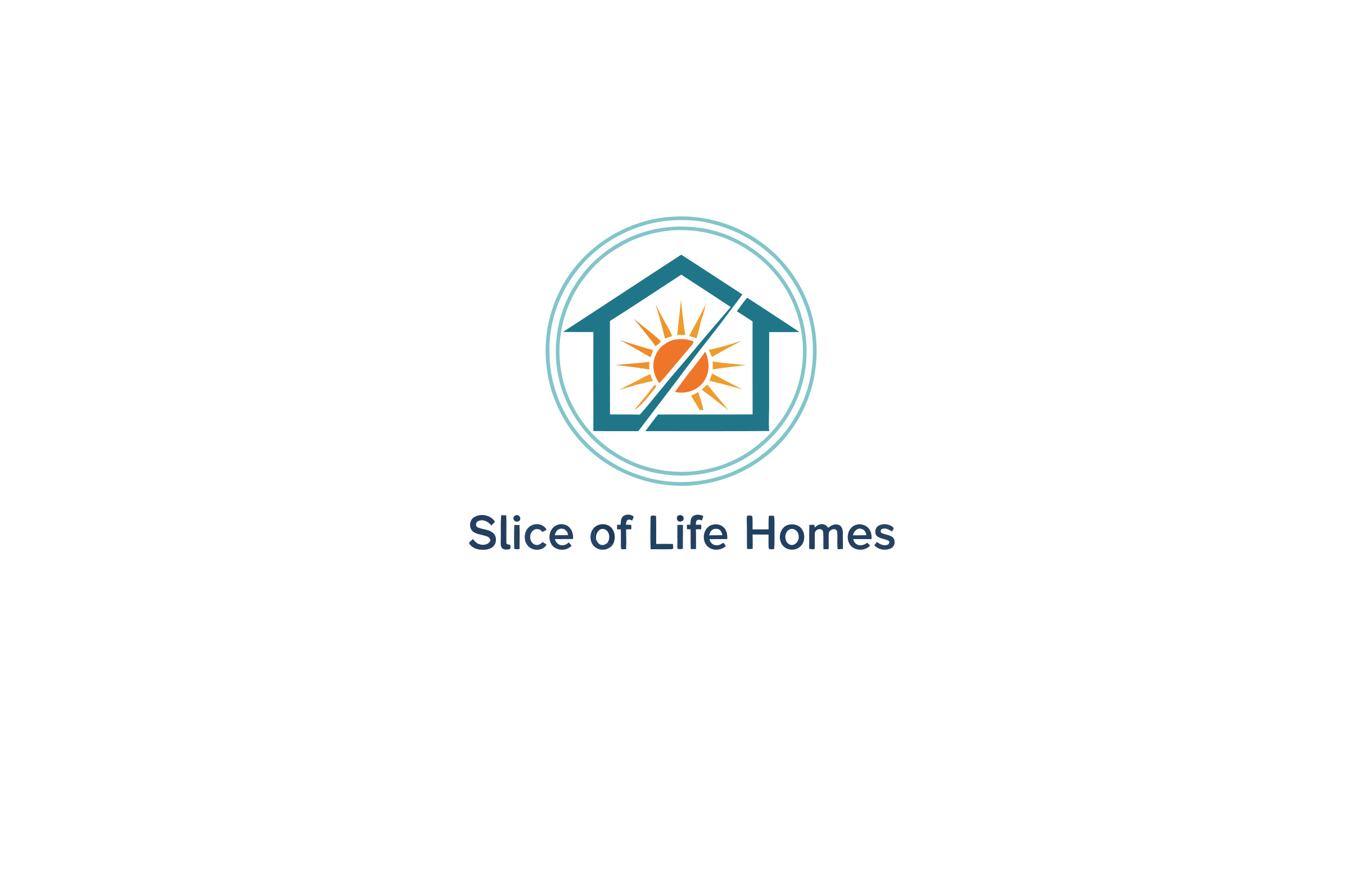 Logo Design by FARU.......... for Slice Of Life Homes  | Design #36306368