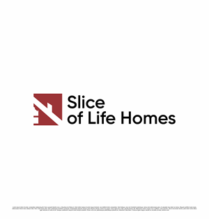 Logo Design by saesean for Slice Of Life Homes  | Design: #36306481