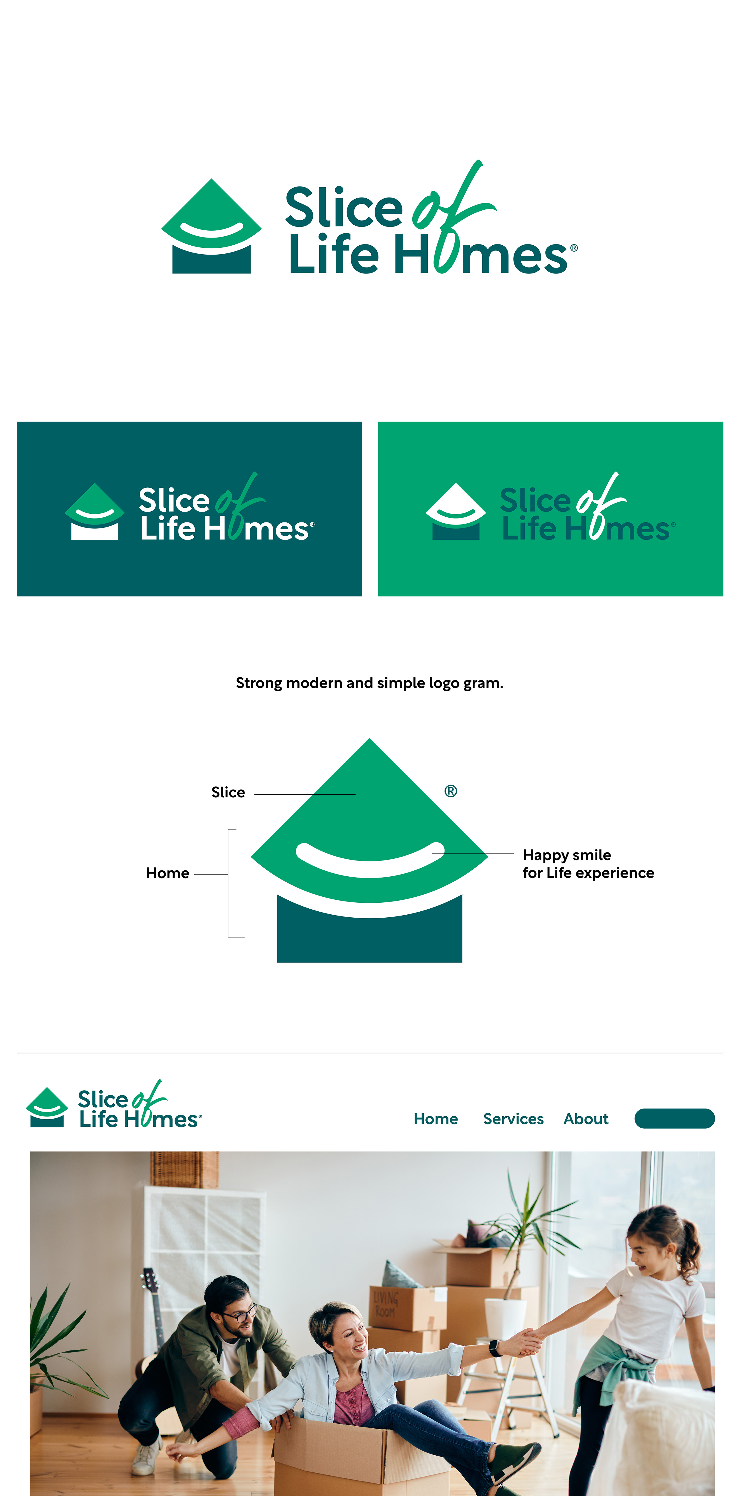 Logo Design by Artya Works for Slice Of Life Homes  | Design #36302228