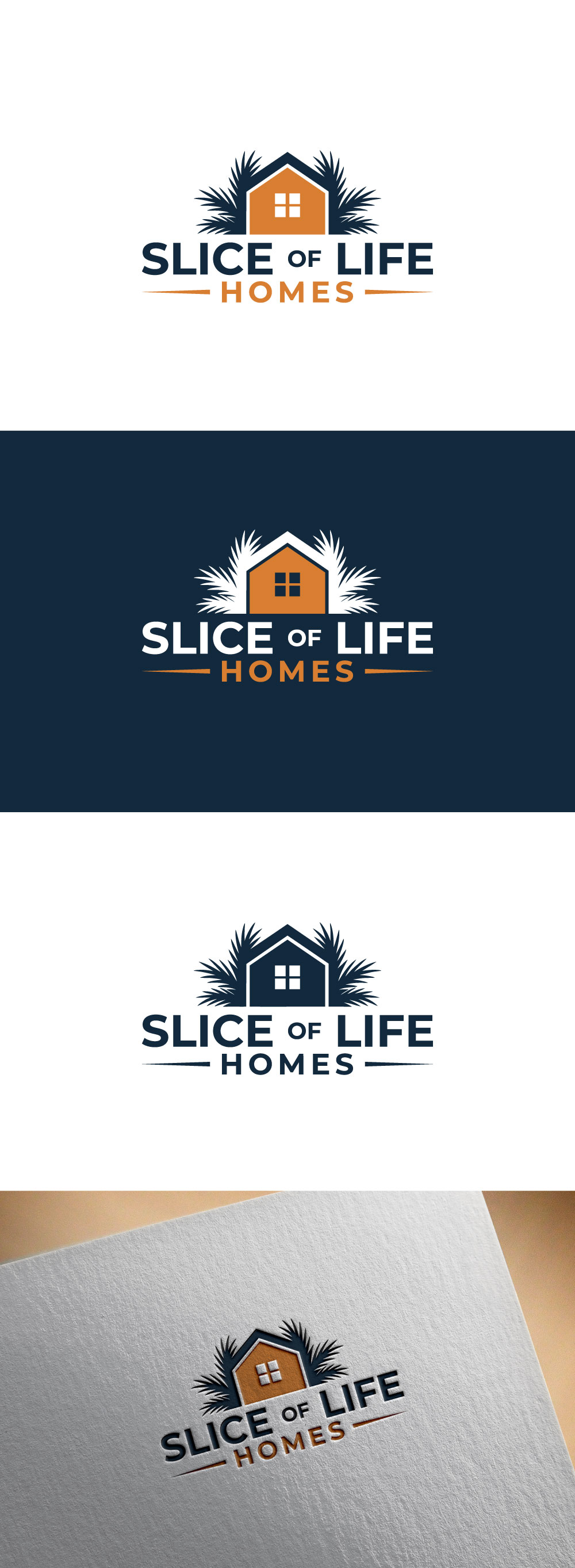 Logo Design by DesignVerse777 for Slice Of Life Homes  | Design #36303023