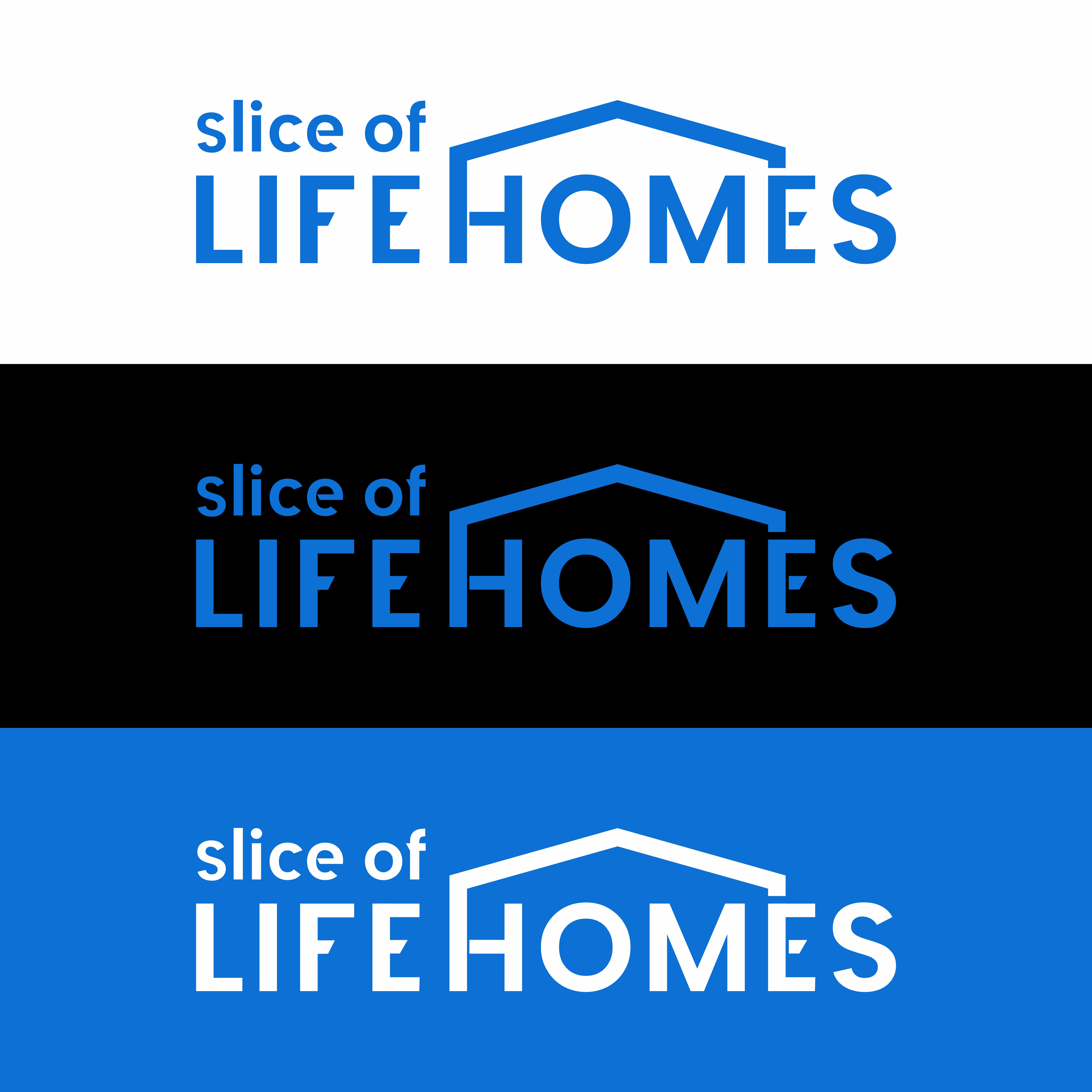 Logo Design by mifaro art for Slice Of Life Homes  | Design #36305965