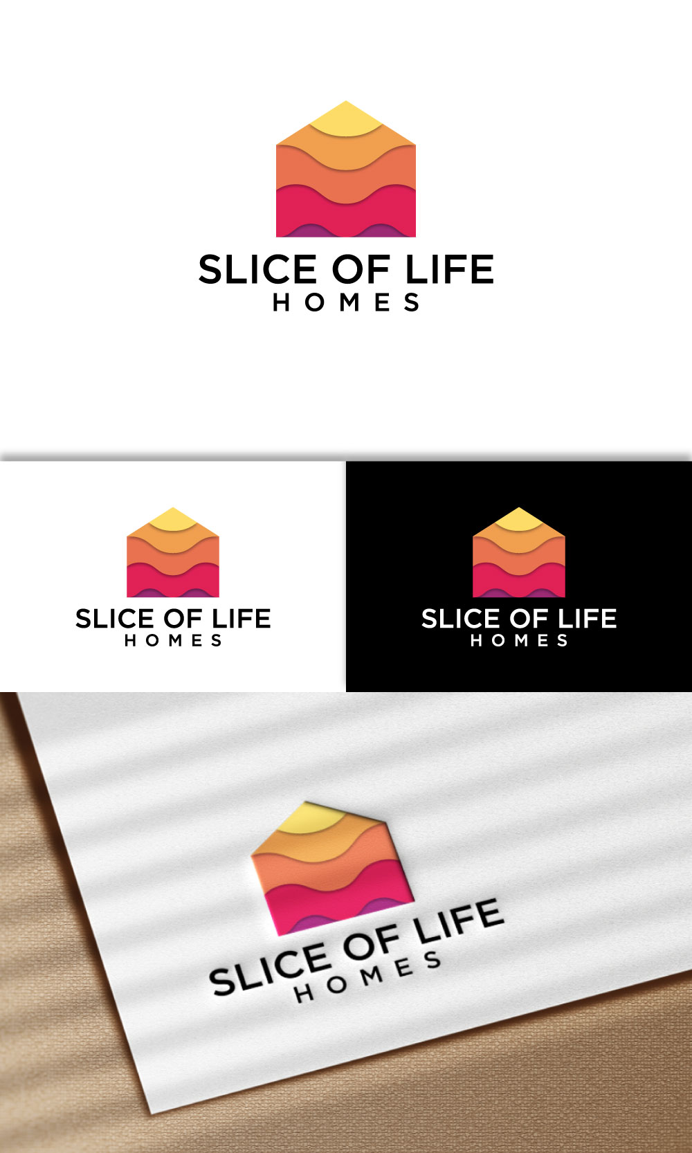 Diseño de Logo por loveqis para Slice Of Life Homes  | Diseño #36302327