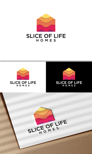 Logo Design by loveqis for Slice Of Life Homes  | Design: #36302327