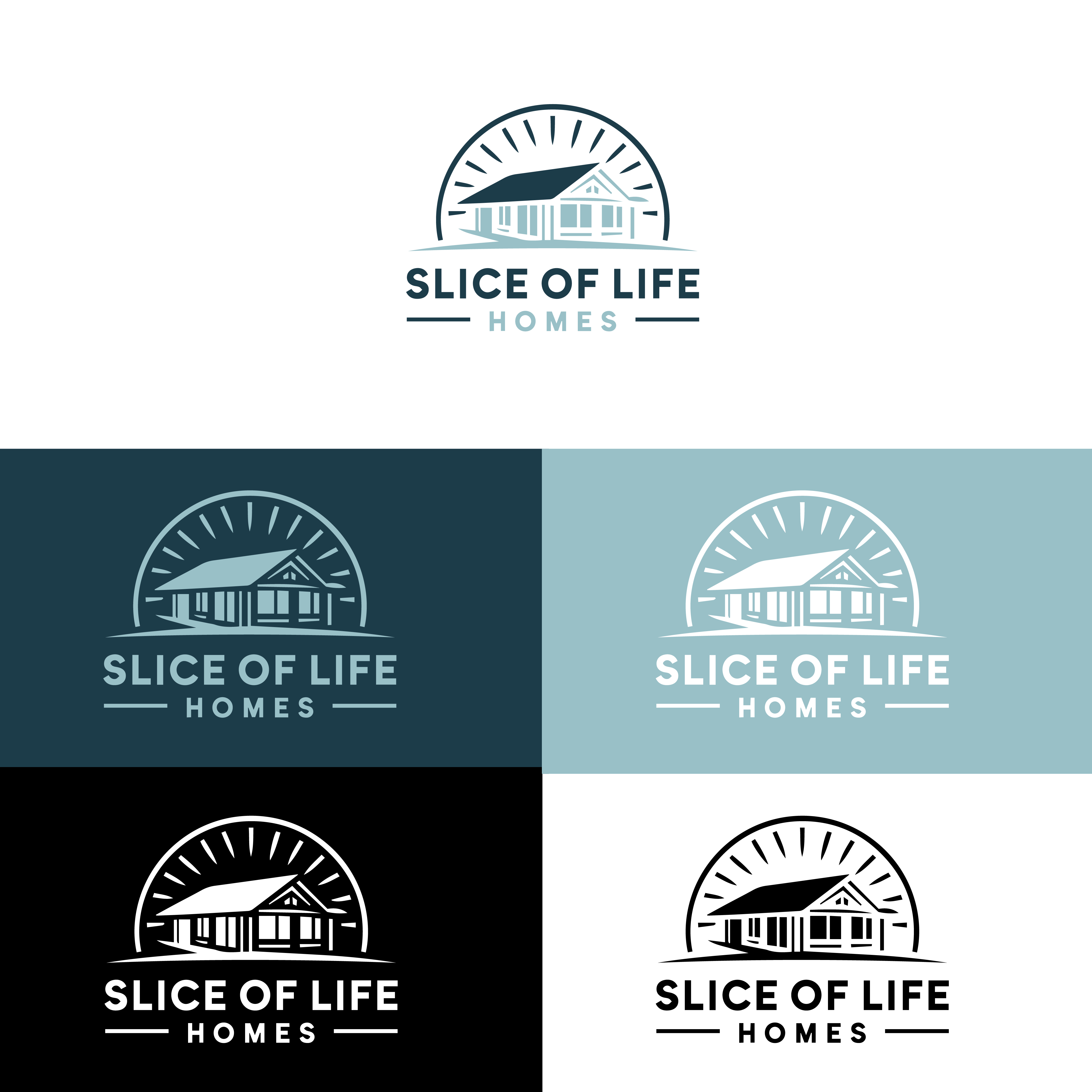Logo Design by Shariqology for Slice Of Life Homes  | Design #36303072