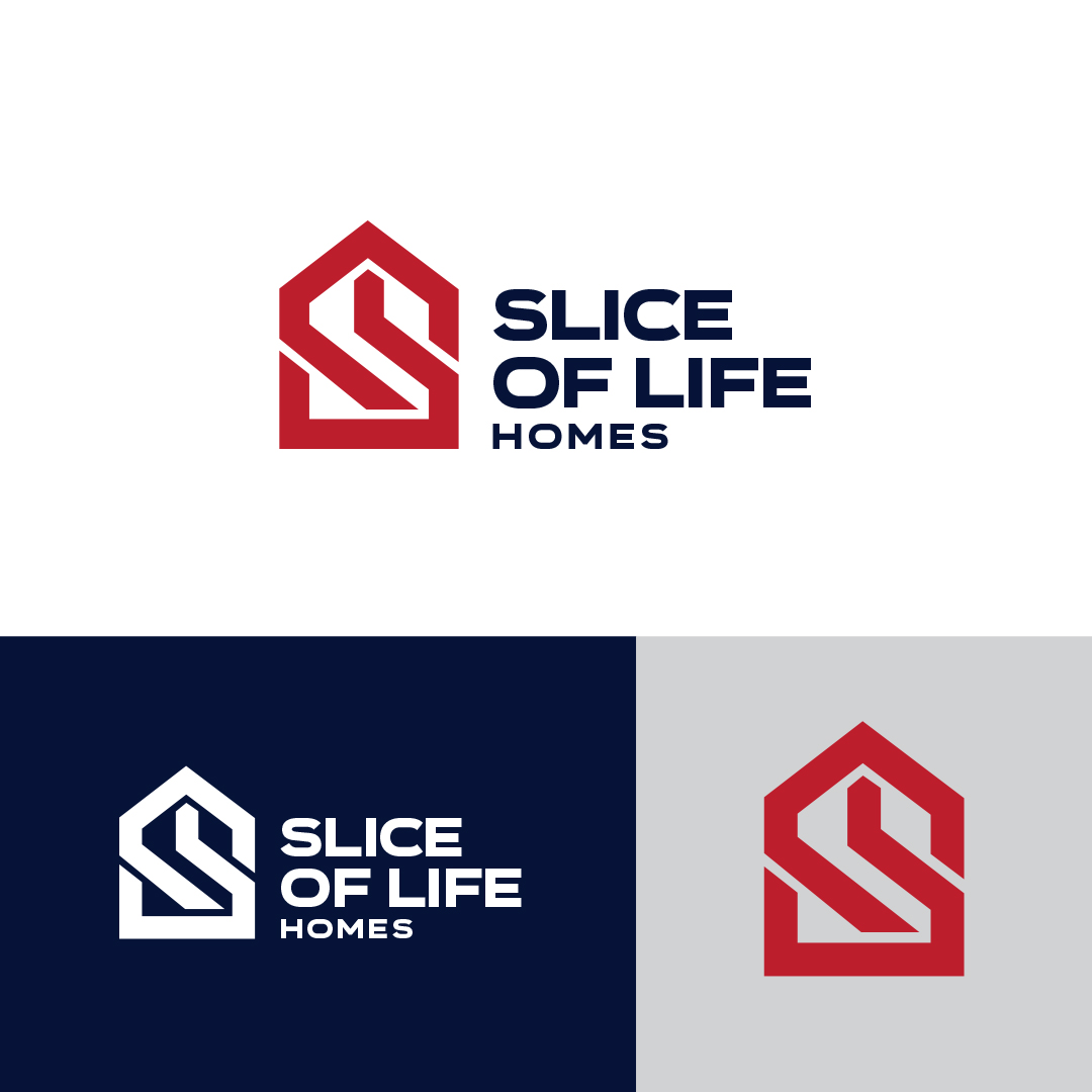 Logo Design by circledsg for Slice Of Life Homes  | Design #36301958