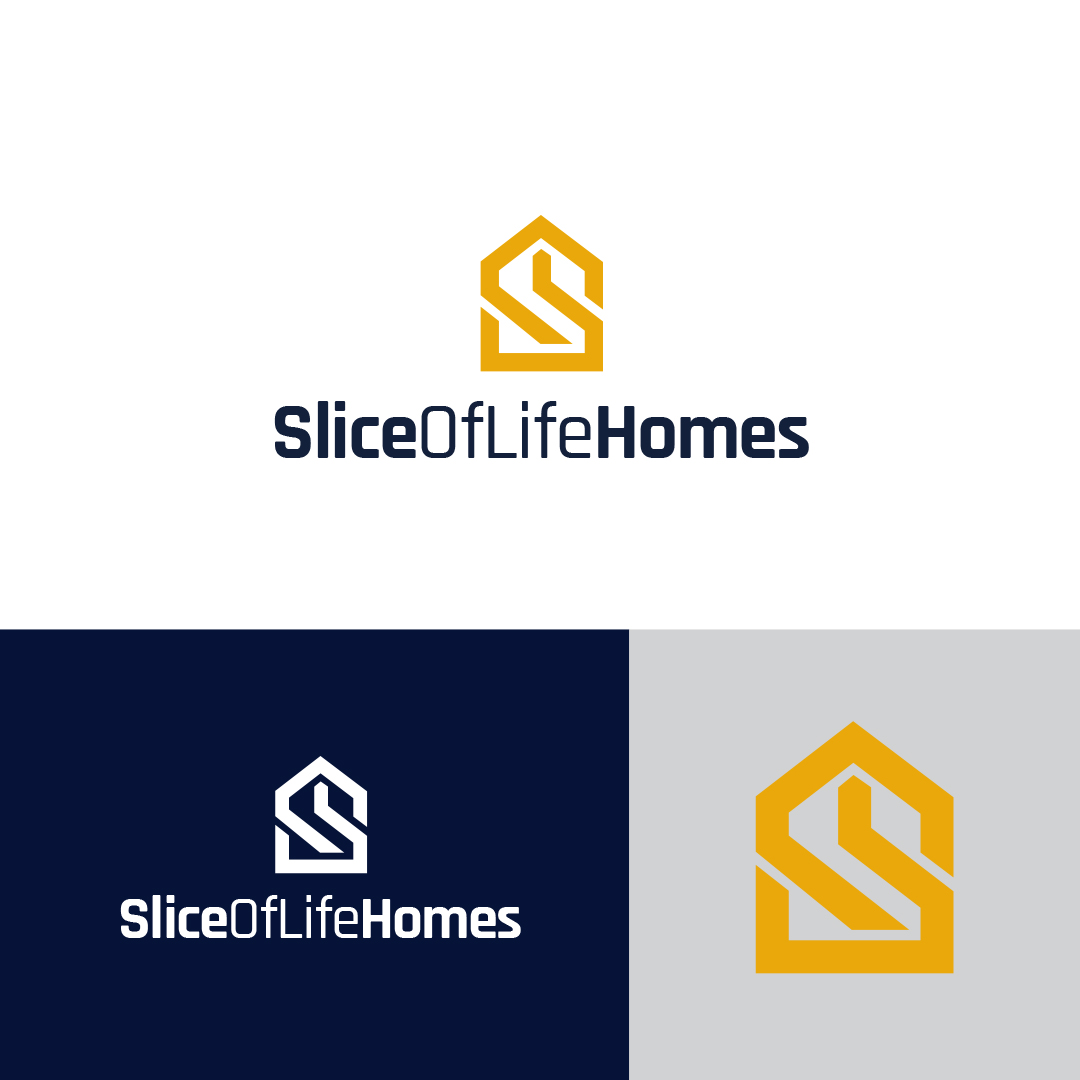 Logo Design by circledsg for Slice Of Life Homes  | Design #36301991