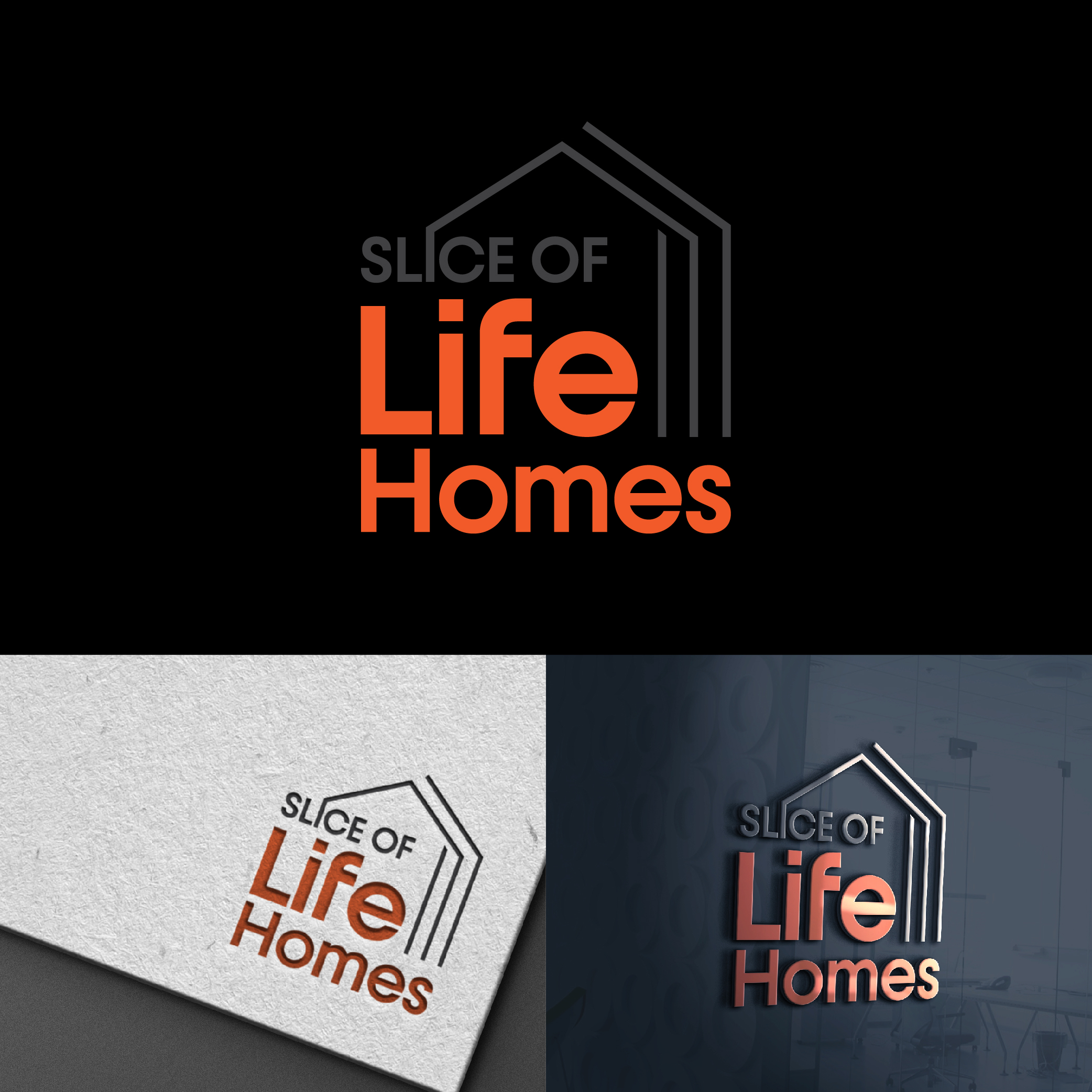 Diseño de Logo por designer profile para Slice Of Life Homes  | Diseño #36305138