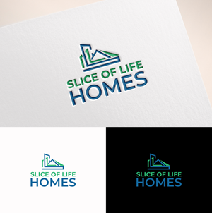 Logo Design by M Art & Design for Slice Of Life Homes  | Design: #36304485