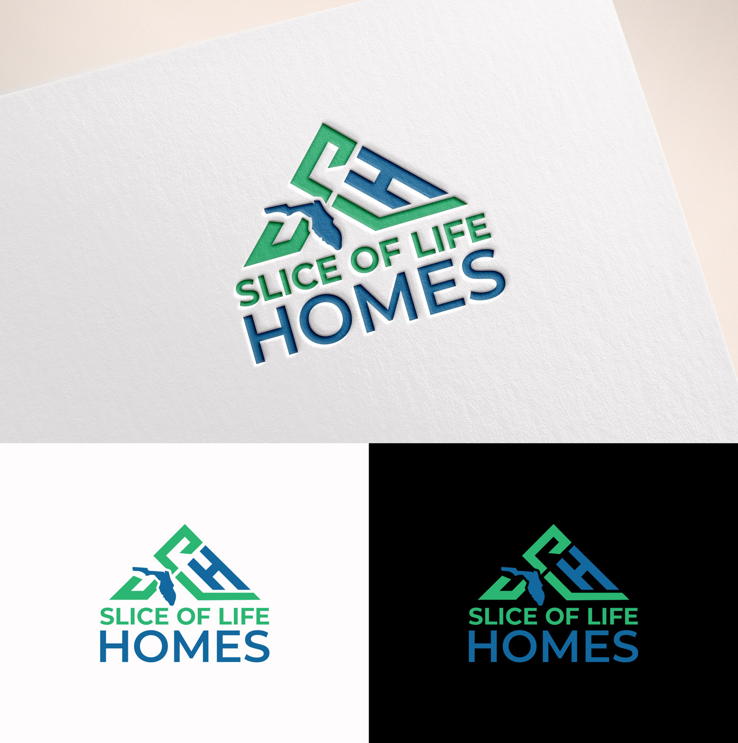 Logo Design by M Art & Design for Slice Of Life Homes  | Design #36304829