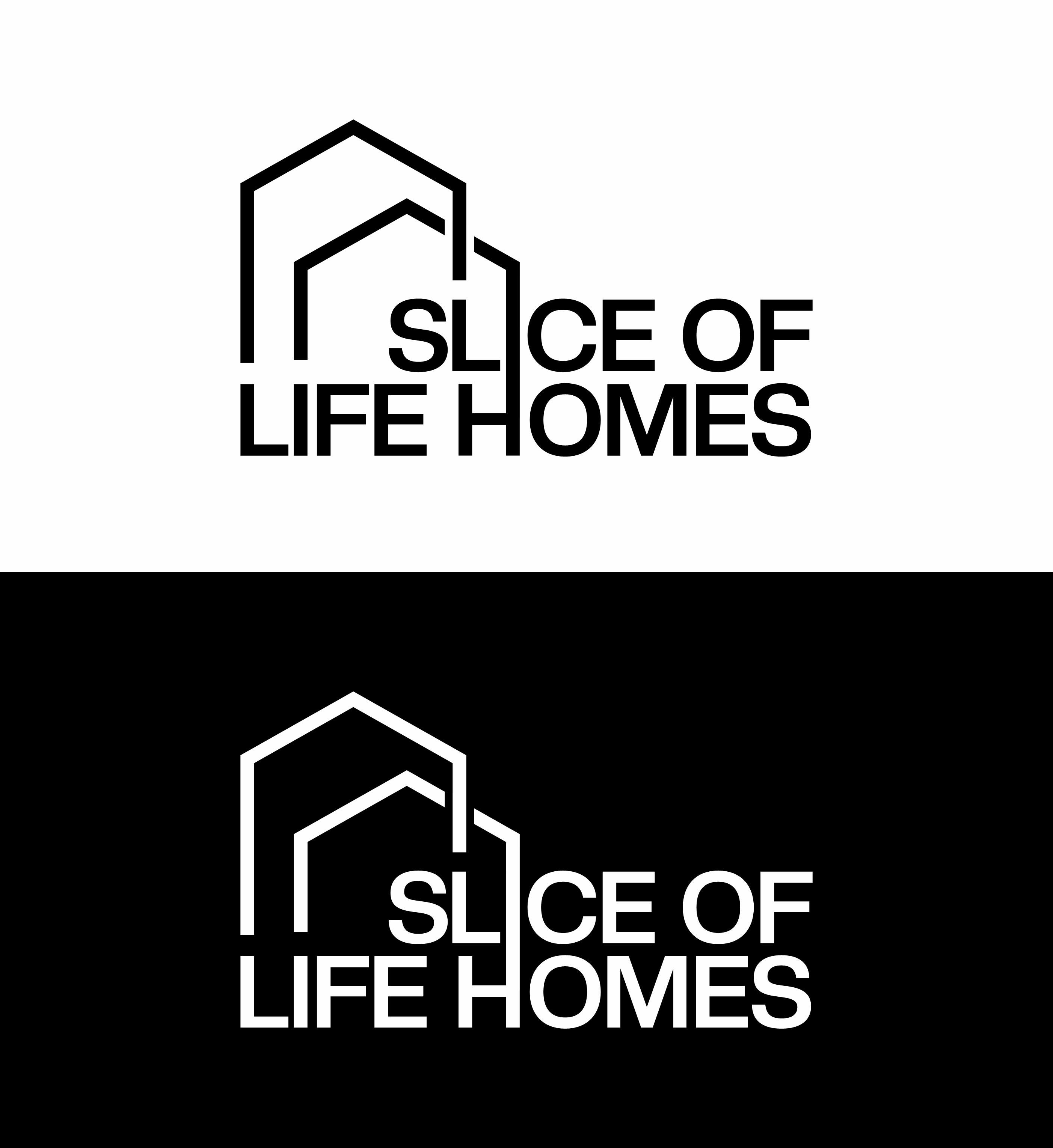 Logo Design by Mozez32 for Slice Of Life Homes  | Design #36318132