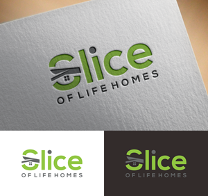 Logo Design by healer1617 for Slice Of Life Homes  | Design: #36301622
