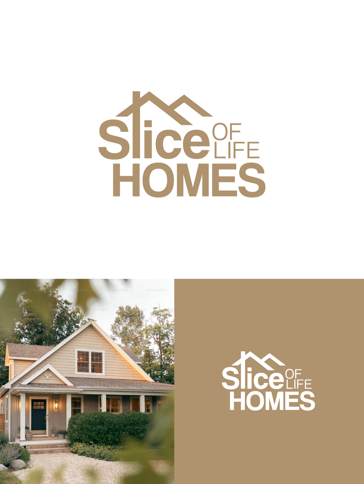 Logo Design by apik. for Slice Of Life Homes  | Design #36303652