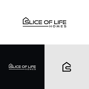 Logo Design by ni9 for Slice Of Life Homes  | Design: #36311594
