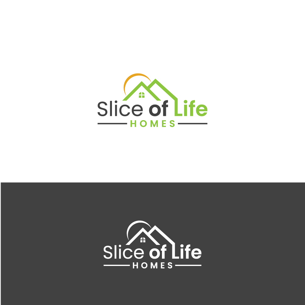 Logo Design by AbdurRahim@ for Slice Of Life Homes  | Design #36302695