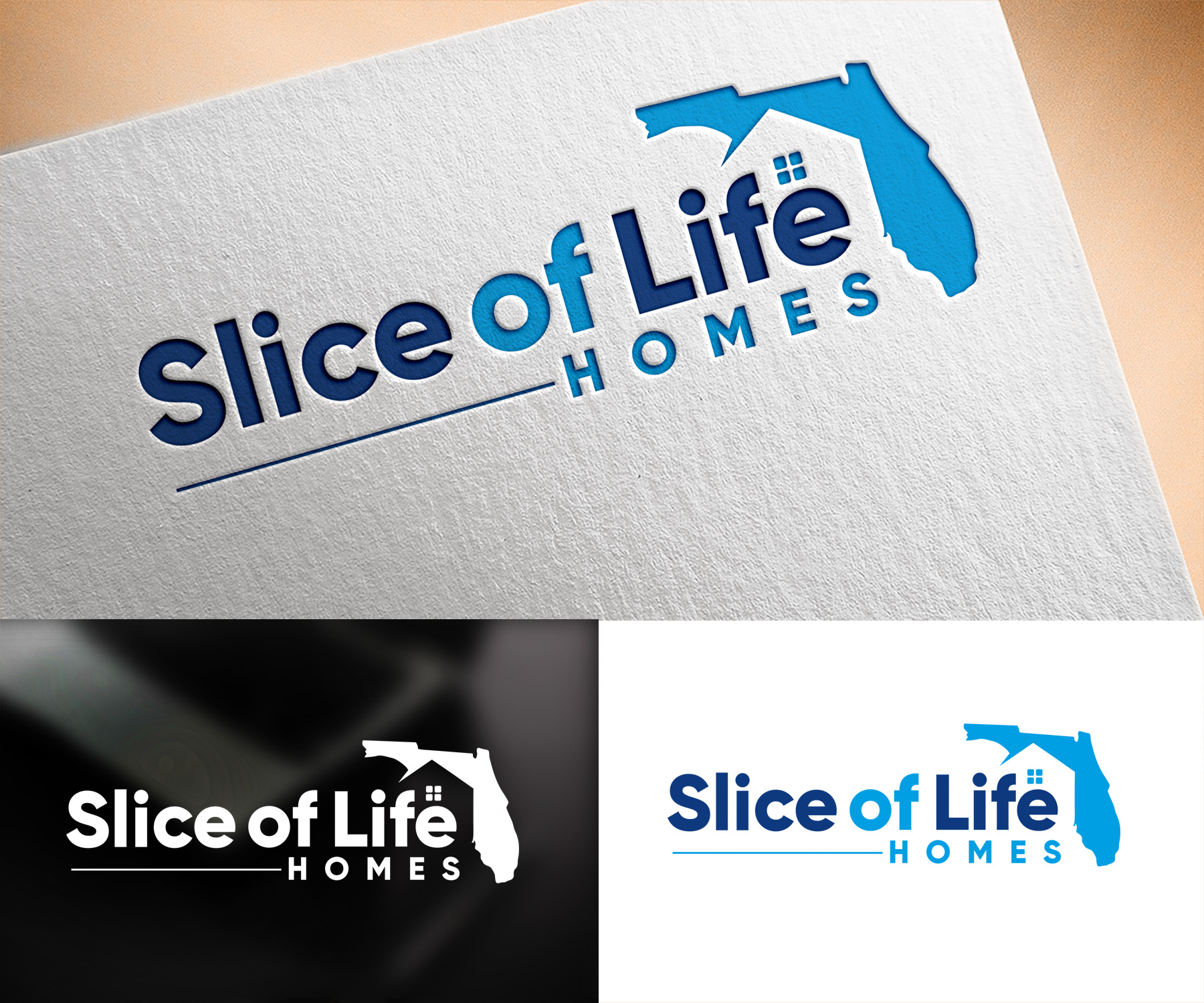 Logo-Design von Vishak vasu für Slice Of Life Homes  | Design #36316649
