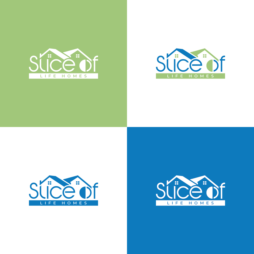 Logo Design by creativemood438 for Slice Of Life Homes  | Design #36305623