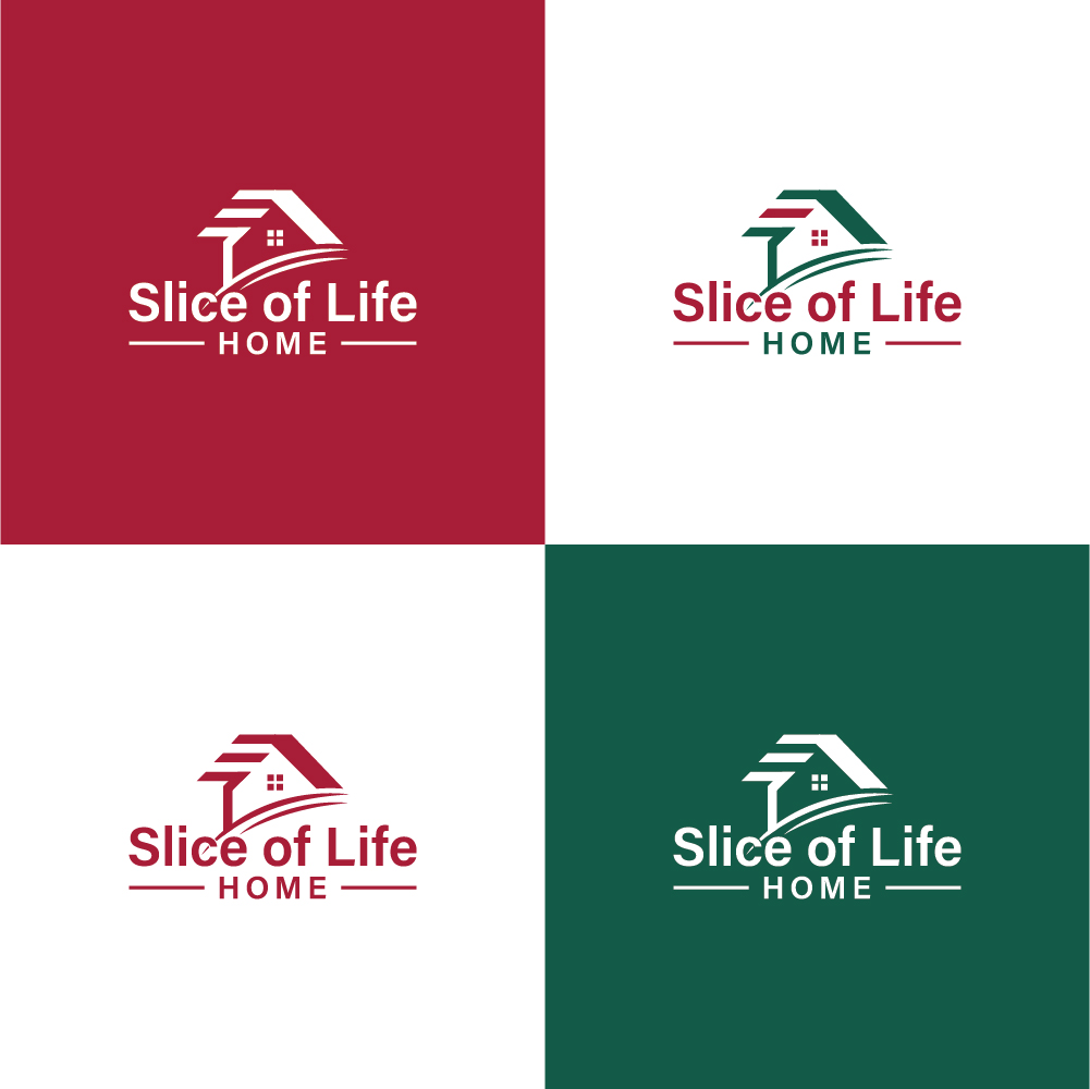 Logo Design by creativemood438 for Slice Of Life Homes  | Design #36305624