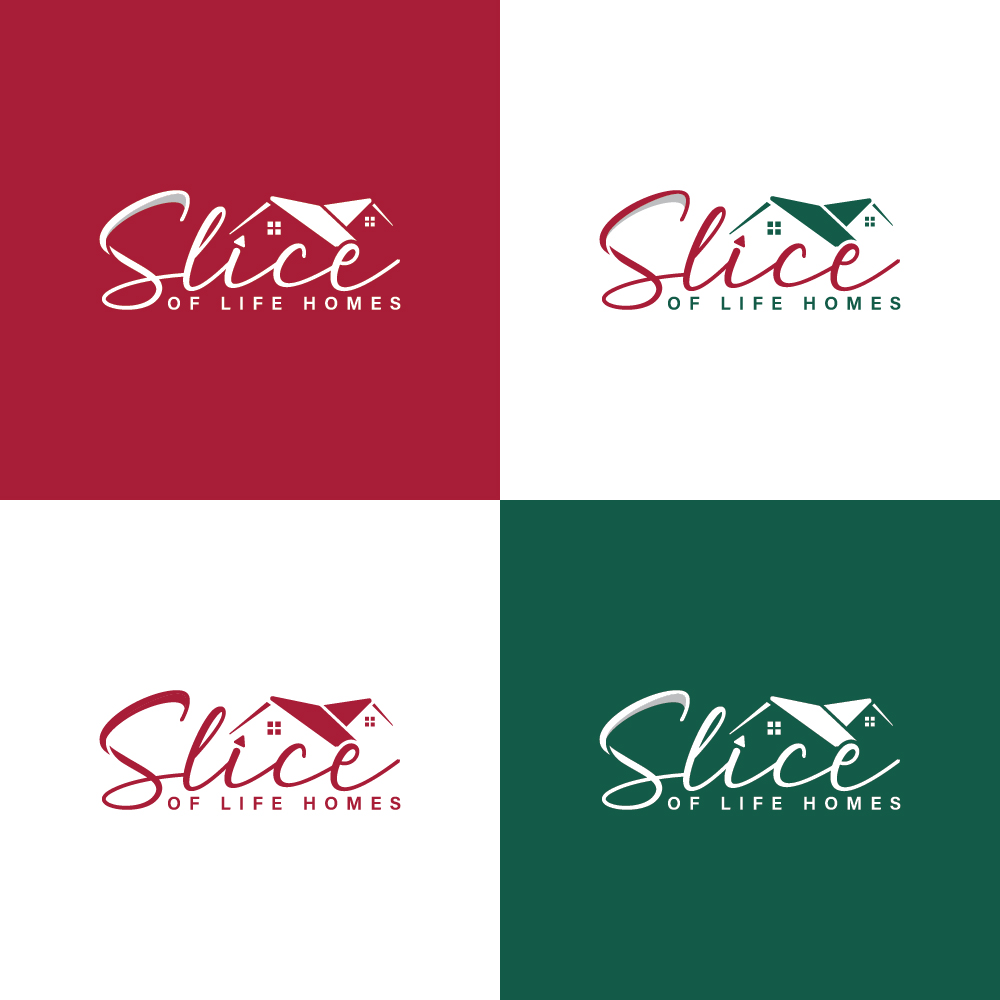 Logo Design by creativemood438 for Slice Of Life Homes  | Design #36305625