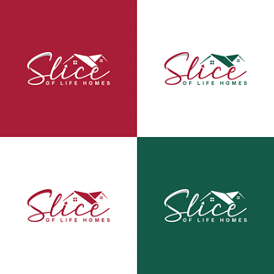 Logo Design by creativemood438 for Slice Of Life Homes  | Design: #36305625