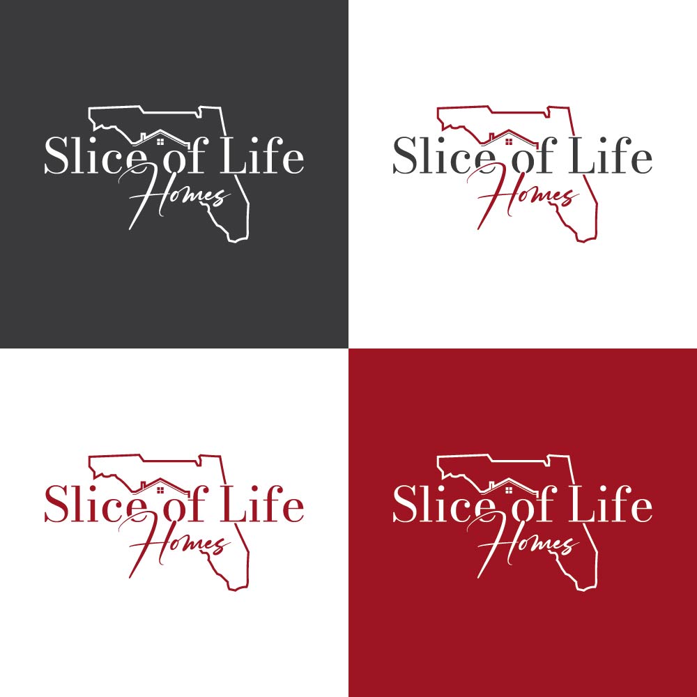 Logo Design by creativemood438 for Slice Of Life Homes  | Design #36305627