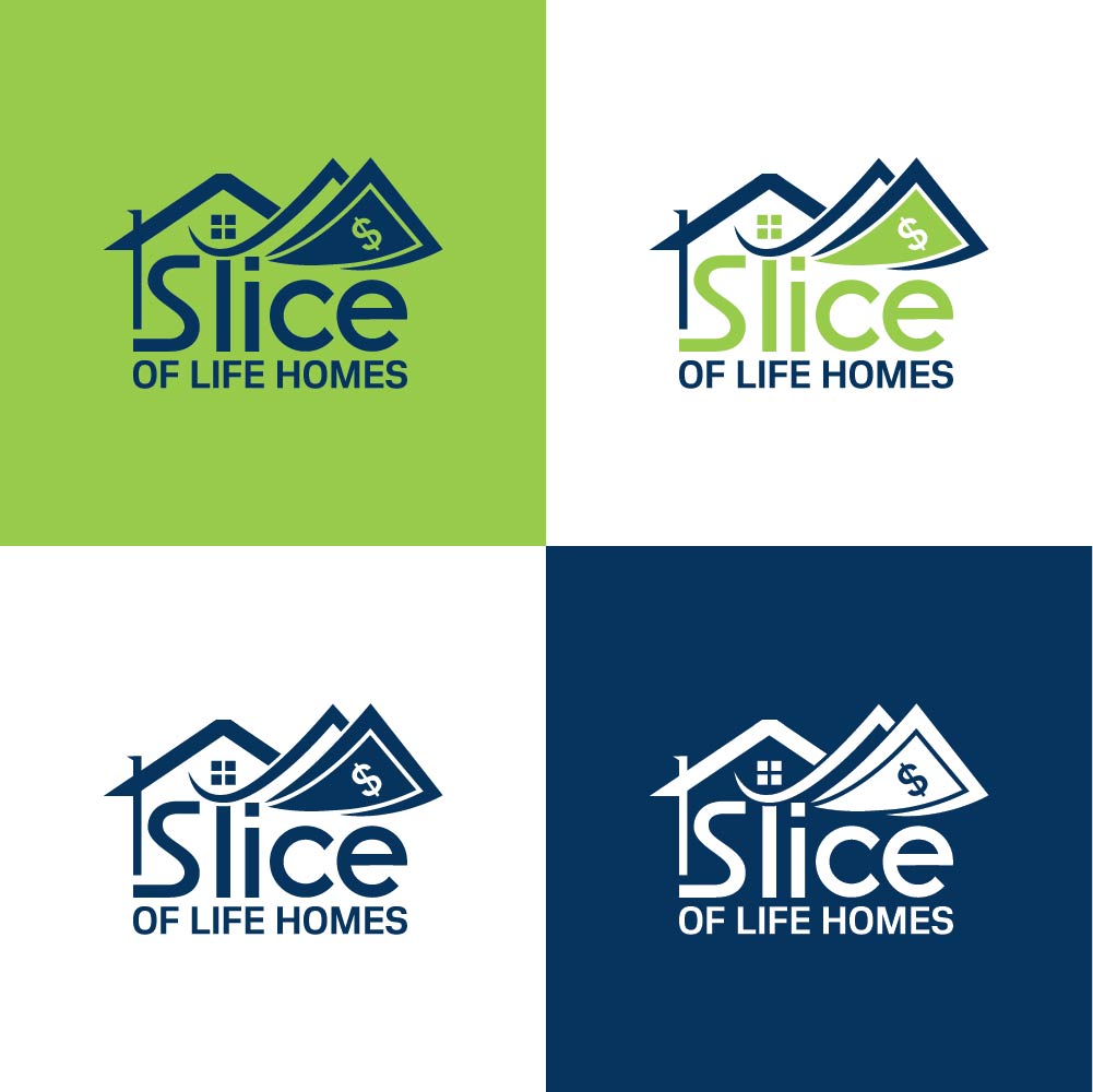 Logo Design by creativemood438 for Slice Of Life Homes  | Design #36305629